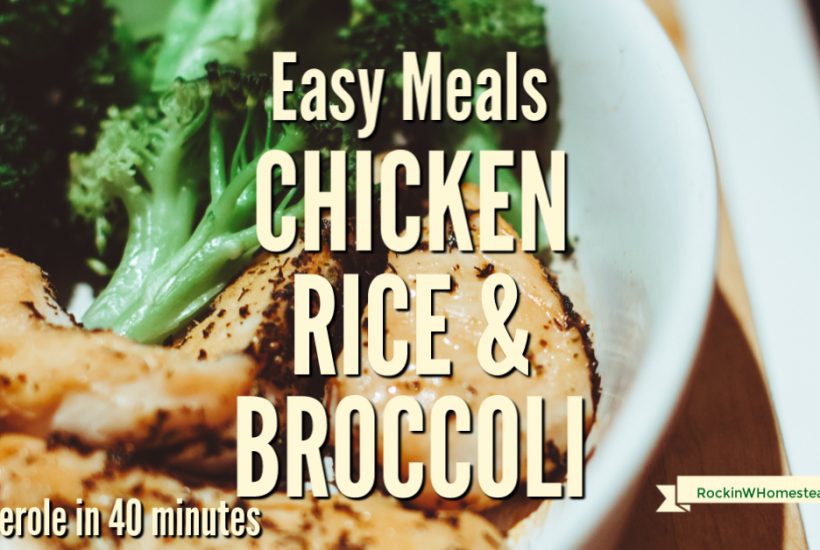 [recipe] Chicken Rice 7 broccoli Casserole in 40 minutes