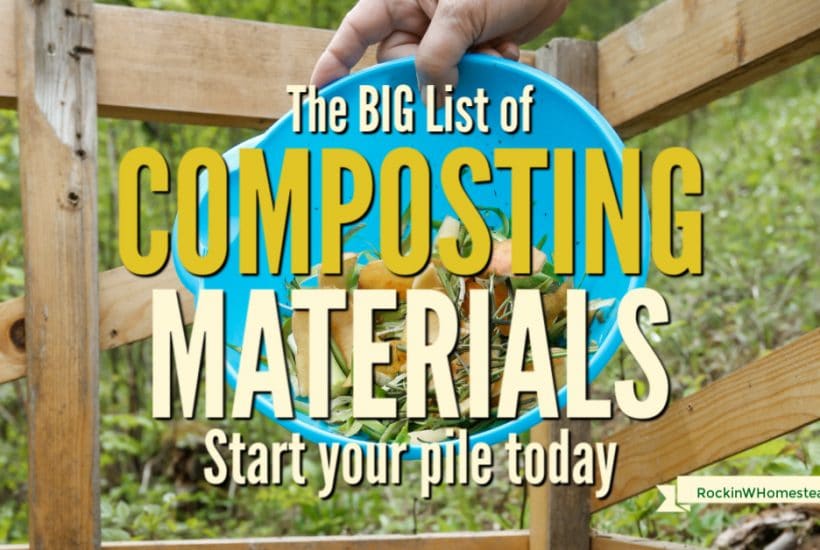 Once you have decided that you want to give composting a try, there are several composting materials that you can use. Most of these raw items are available in your own yard or kitchen and require only a small amount of pre-planning before they can be used.