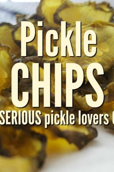 Do you love pickles (or even pickle juice) and hate carrying them in your lunch? Dehydrated pickles are the answer, but be warned. They are for serious pickle lovers ONLY!