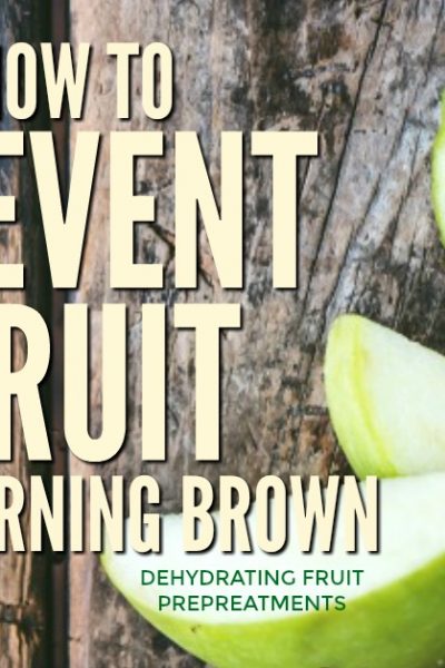 Some fruits and vegetables turn brown from oxidation while you are in the process of preserving them. Try one of these dehydrating fruit pretreatments to get the freshest finished product on your shelves. | Rockin W Homestead
