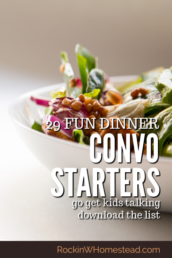 Family dinner not only builds communication skills, but it also builds confidence which is a great protection against peer pressure.