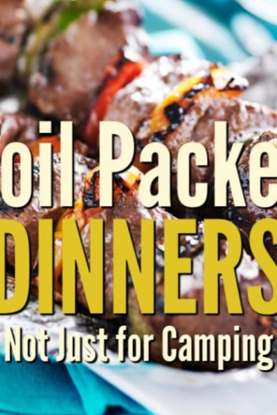 Foil packet dinners are not just for camping, they are easy to put together and great for the last-minute barbecue. Add this idea to your collection of recipes for quick dinner ideas. 