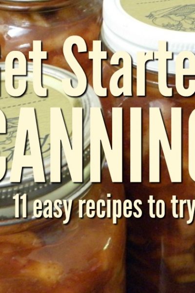 Apple pie filling. At first glance canning sounds like one of the scariest ways to preserve food, but honestly, canning isn’t as scary as it sounds. Get started with canning and filling your pantry with these great projects.