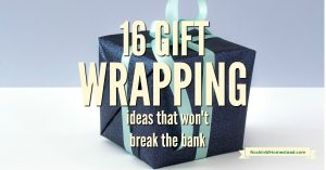 If you are taking the time to make homemade gifts, why not make them look prettier surrounded in homemade wrapping. Get 16 gift wrapping ideas that won’t break the bank.