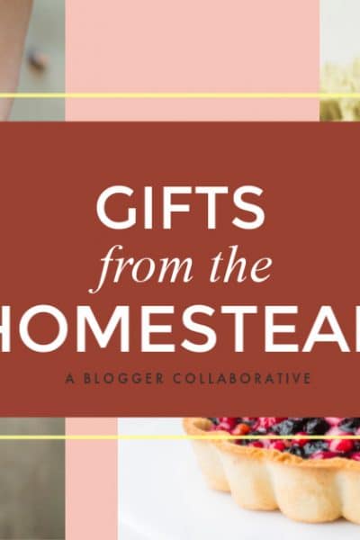 Recently, I got together with my blogging friends and we created a collection of articles with easy homemade gifts from the homestead for any occasion.