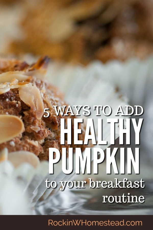 A healthy pumpkin breakfast is within reach. Try one of these five recipes to plan ahead and get this superfood into your diet.