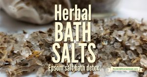 You may be more of a shower person than a bath person. Homemade herbal bath salts might just be the reason you change your mind. Epsom salt bath detox.