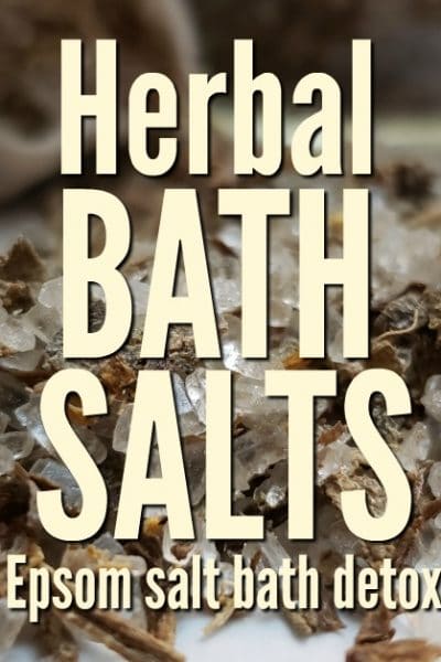 You may be more of a shower person than a bath person. Homemade herbal bath salts might just be the reason you change your mind. Epsom salt bath detox.