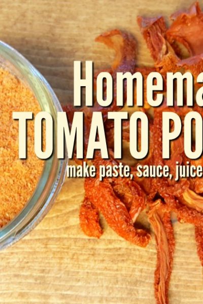 Dehydrating and turning tomatoes into homemade tomato powder is another alternative to canning. It takes up less shelf space and retains freshness | Rockin W Homestead