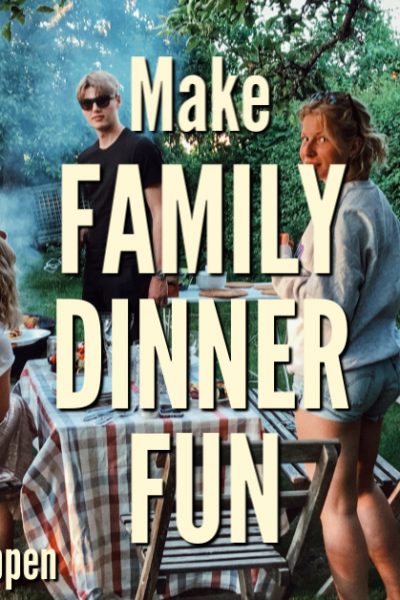 If you really want everyone to enjoy dinnertime it’s important to make family meals fun and not something to dread. Use these ideas to get them to the table