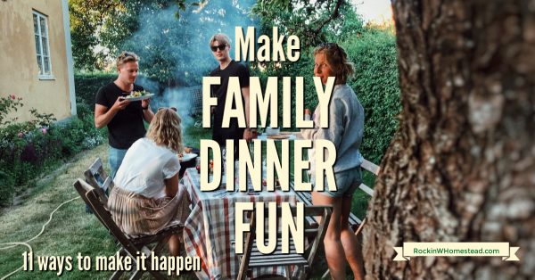 If you really want everyone to enjoy dinnertime it’s important to make family meals fun and not something to dread. Use these ideas to get them to the table