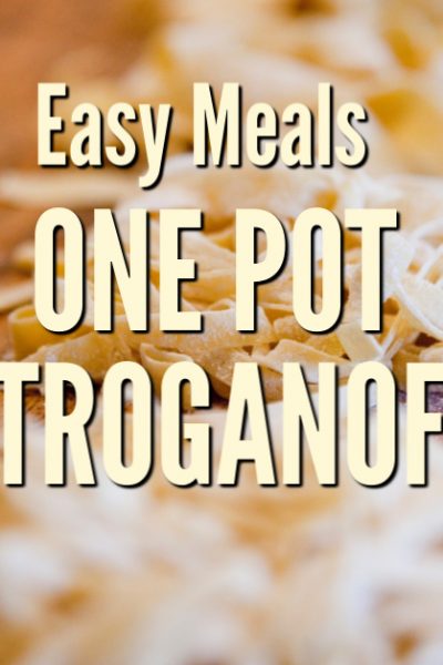 This One Pot Stroganoff recipe takes simple ingredients and brings them together for a tasty and quick meal.