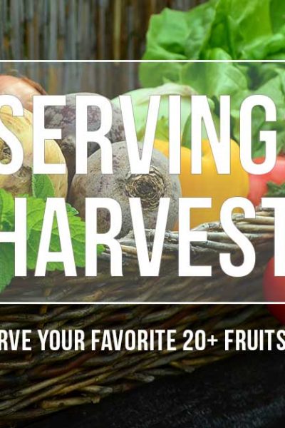 Preserving the Harvest - Tips for eating local and seasonal year-round when you use old fashioned food preservation methods.