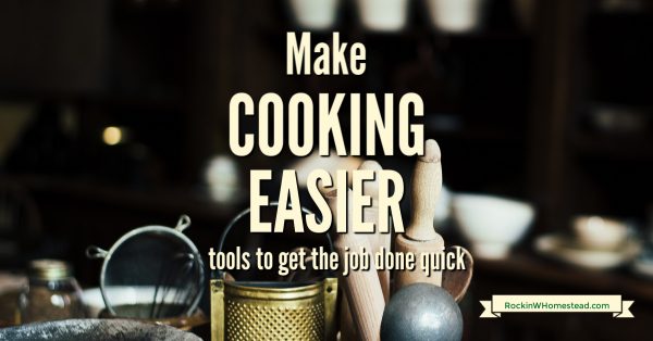 Tools That Make Cooking Easier. You don't need fancy gadgets to accomplish great meals, but this list of time-saving kitchen tools with help you get dinner on the table with minimal fuss.