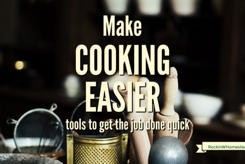 Tools That Make Cooking Easier. You don't need fancy gadgets to accomplish great meals, but this list of time-saving kitchen tools with help you get dinner on the table with minimal fuss.