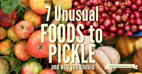 Pickling is one of the oldest forms of food preserving. Move beyond the cucumber and try one of these seven unusual foods to pickle. You'll be glad you did.